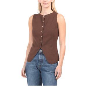 HAUTE HIPPIE STYLE Solid Long Vest